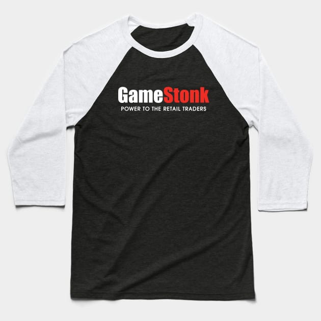 GameStonk Power to the Retail Traders Baseball T-Shirt by PurpleandOrange